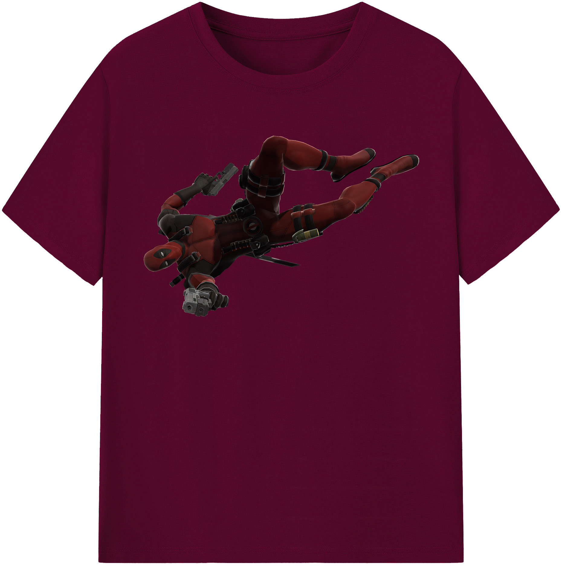 （画像用） Deadpool デッドプール レディースカジュアルプリントTシャツ（綿100％）